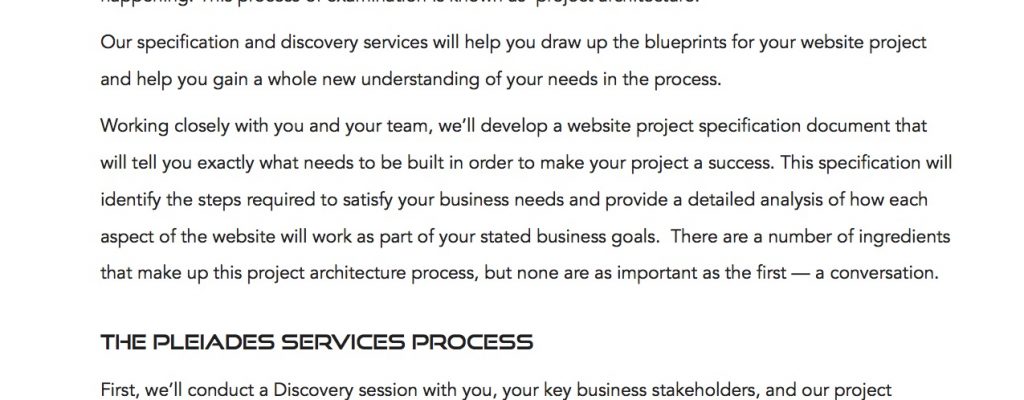 Website Project Discovery Form